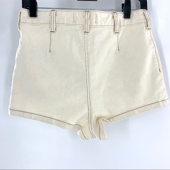 Free People Button Fly Denim Short Shorts - Picture 7 of 10